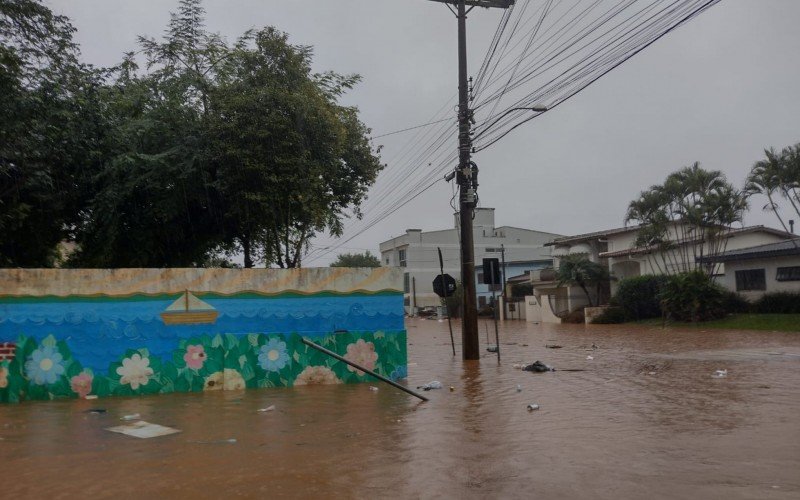 Enchente em São Sebastião do Caí: rio sobe neste fim de semana e já passa de 15 metros  | abc+