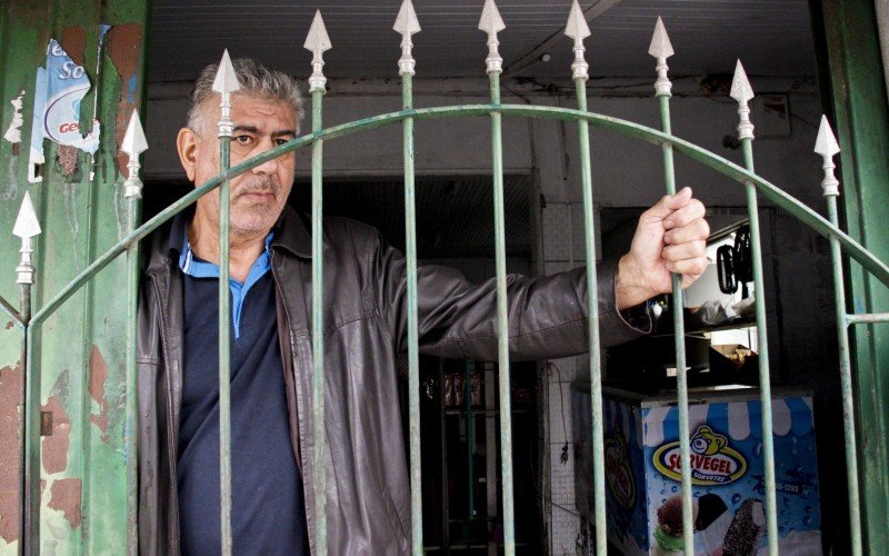 Leonildo retornou neste início de semana para contabilizar o prejuízo sofrido durante a enchente