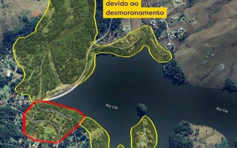 Mapa de risco em São Francisco de Paula