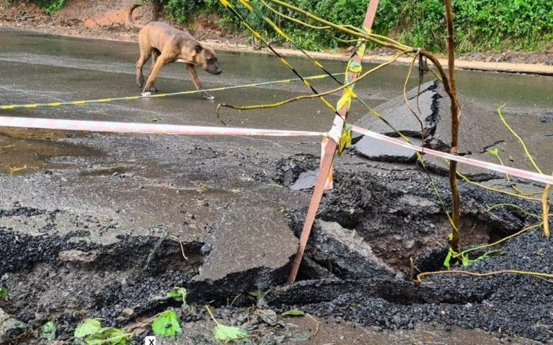 Caxias do Sul tem registro de movimentações de massa com chuvas intensas