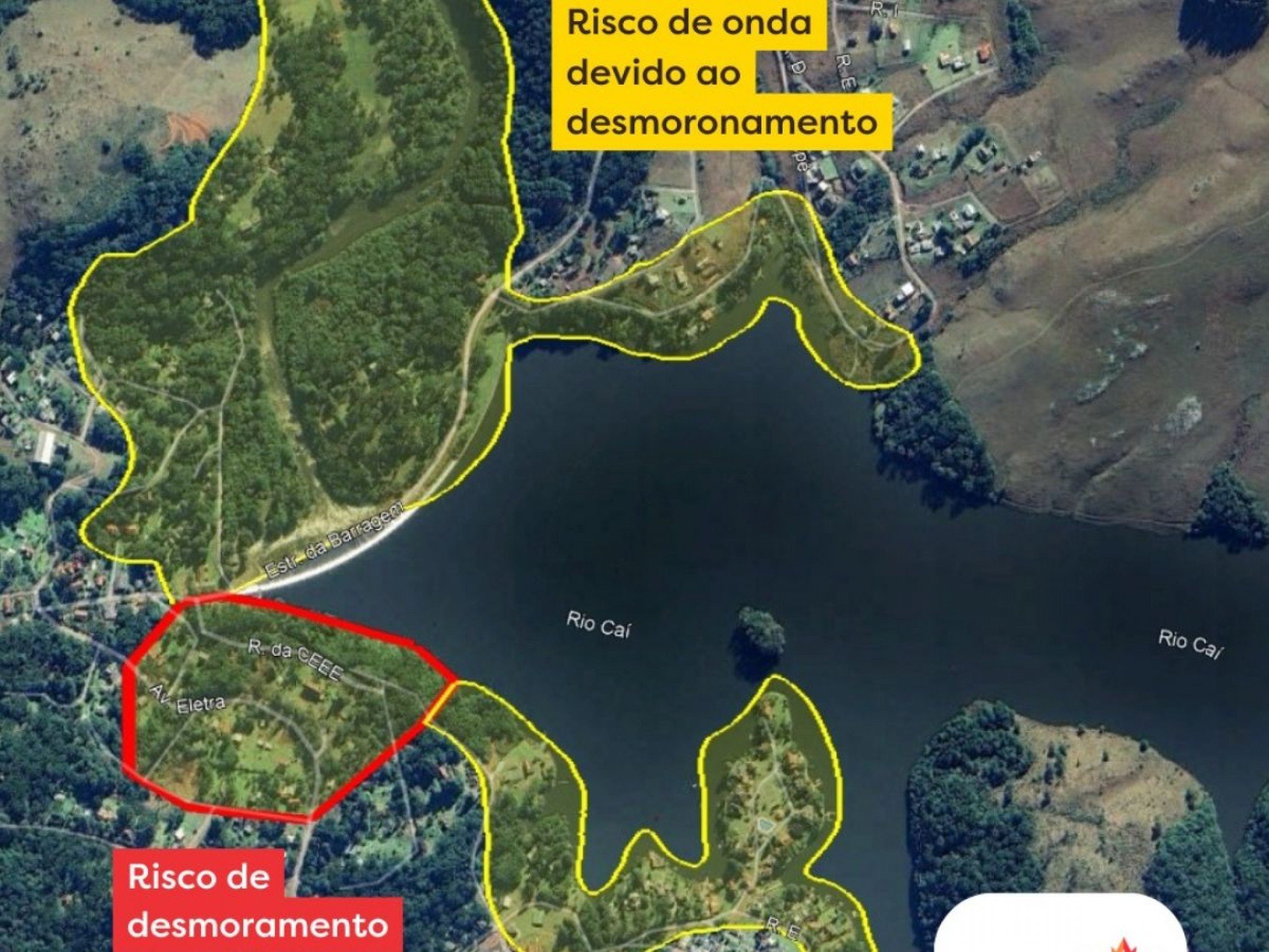 CATÁSTROFE NO RS: Risco de deslizamento coloca Barragem de São Francisco de Paula em nível de emergência; veja lista