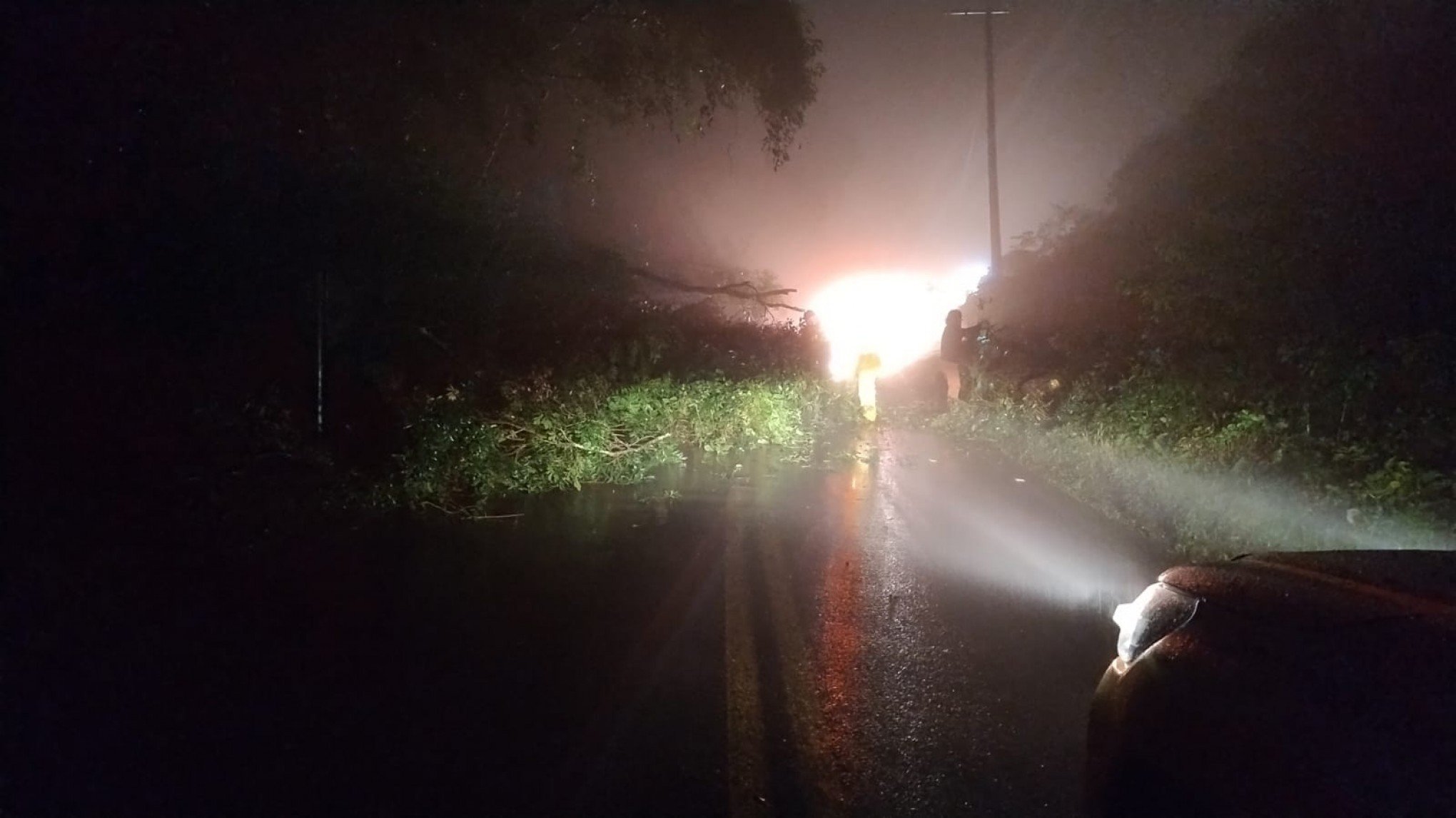 TRÂNSITO: RS-020 é bloqueada após queda de barreira na Serra gaúcha