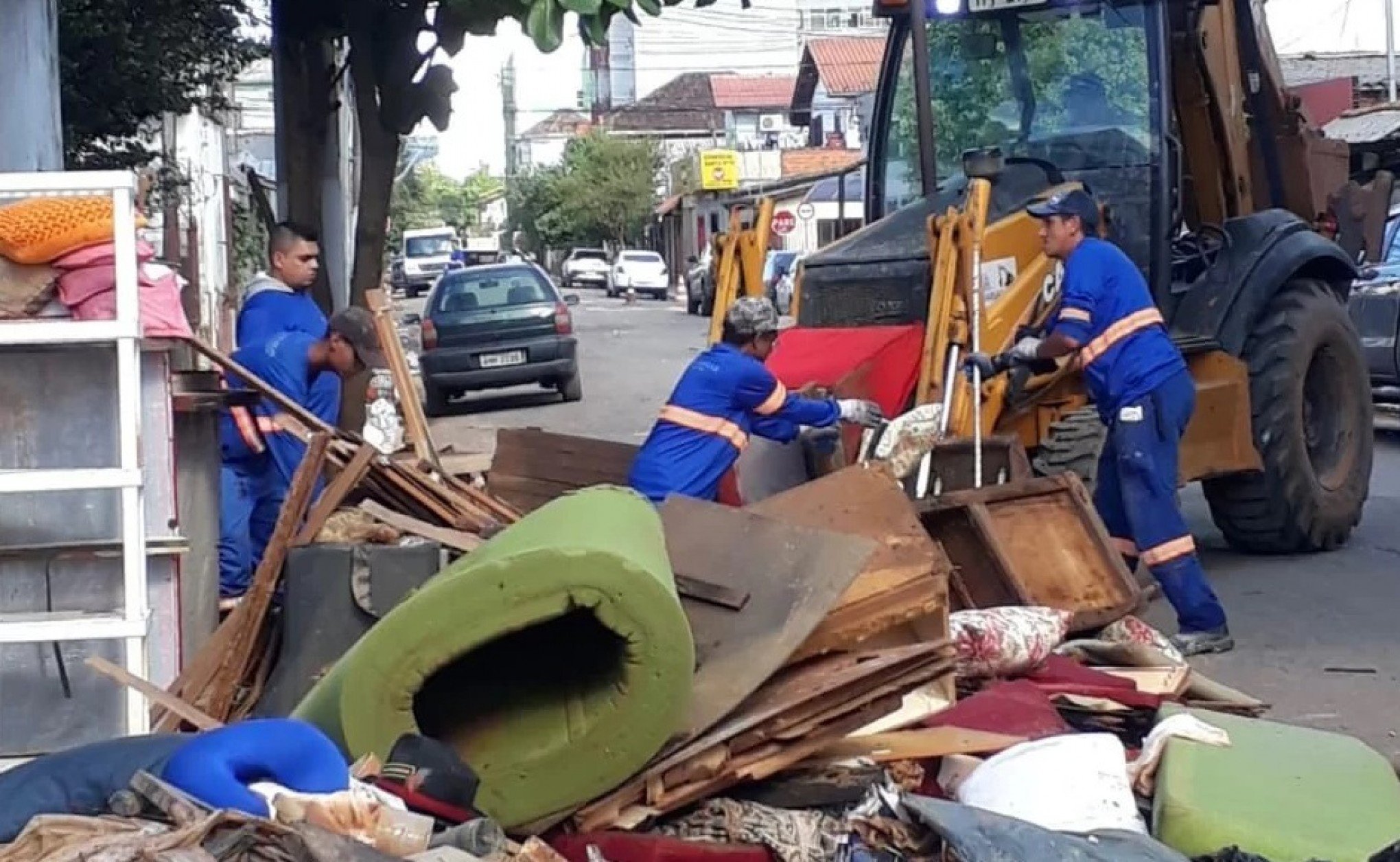 Mais de 3 mil toneladas de resíduos já foram retiradas das ruas de São Leopoldo