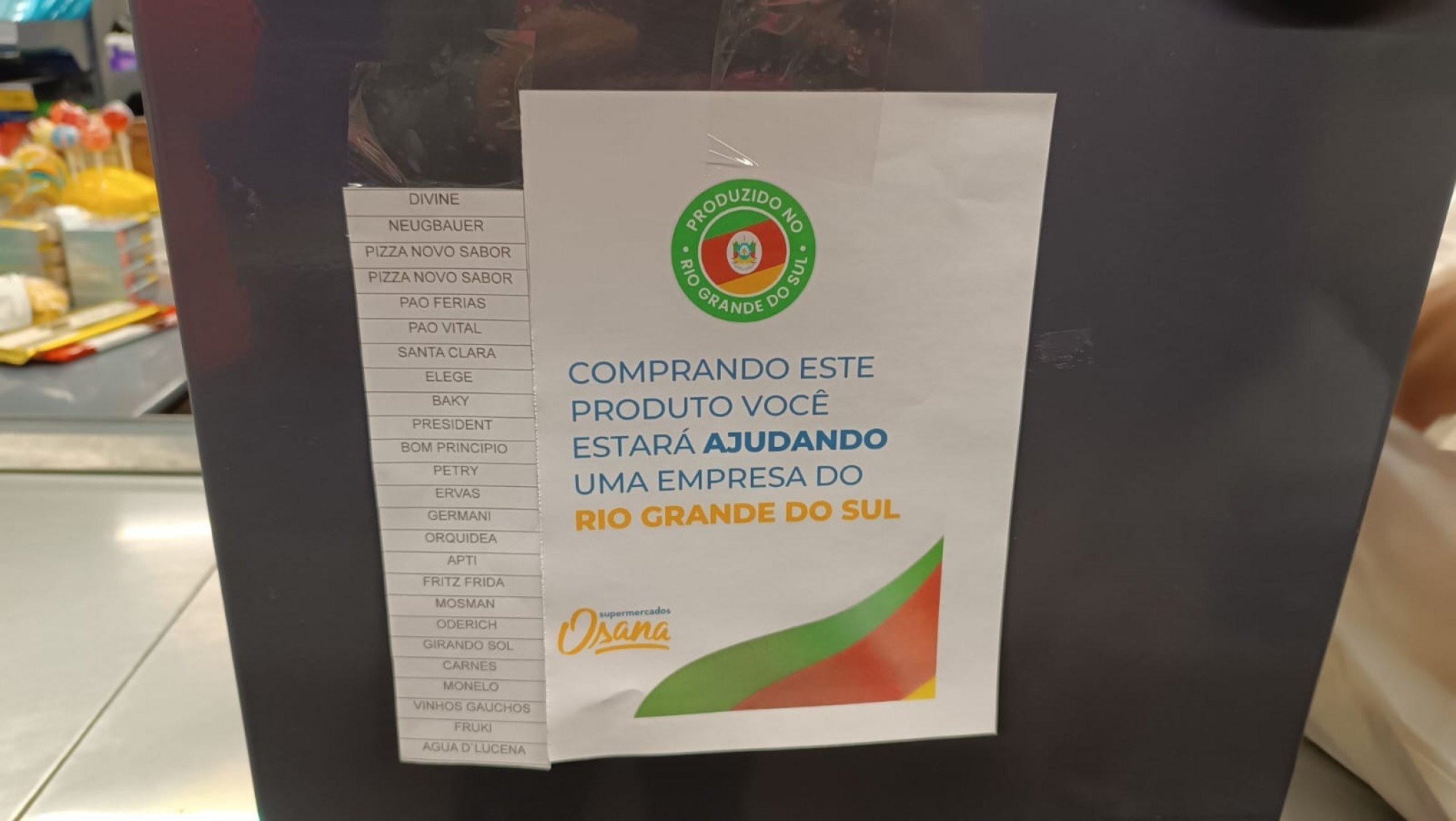 CATÁSTROFE NO RS: Supermercados fazem campanha para que clientes priorizem marcas gaúchas
