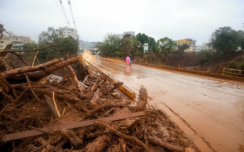 Estragos provocados pela enchente em Roca Sales, no Vale do Taquari | abc+