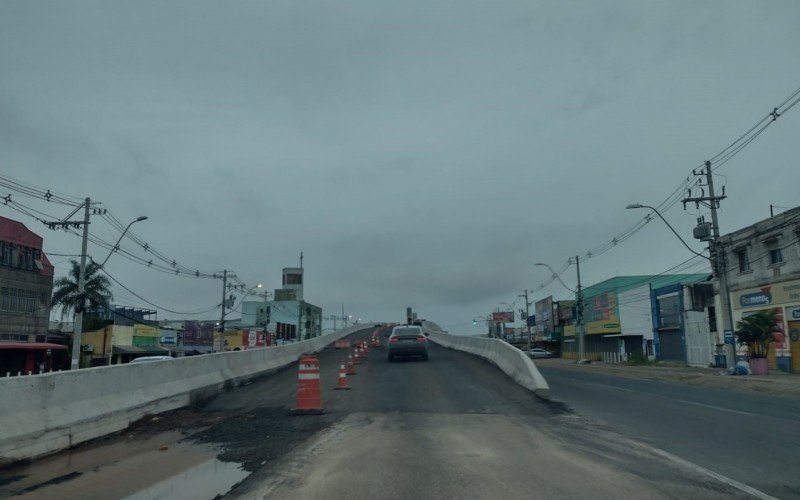 Trânsito é liberado no novo viaduto da Scharlau, na RS-240  | abc+