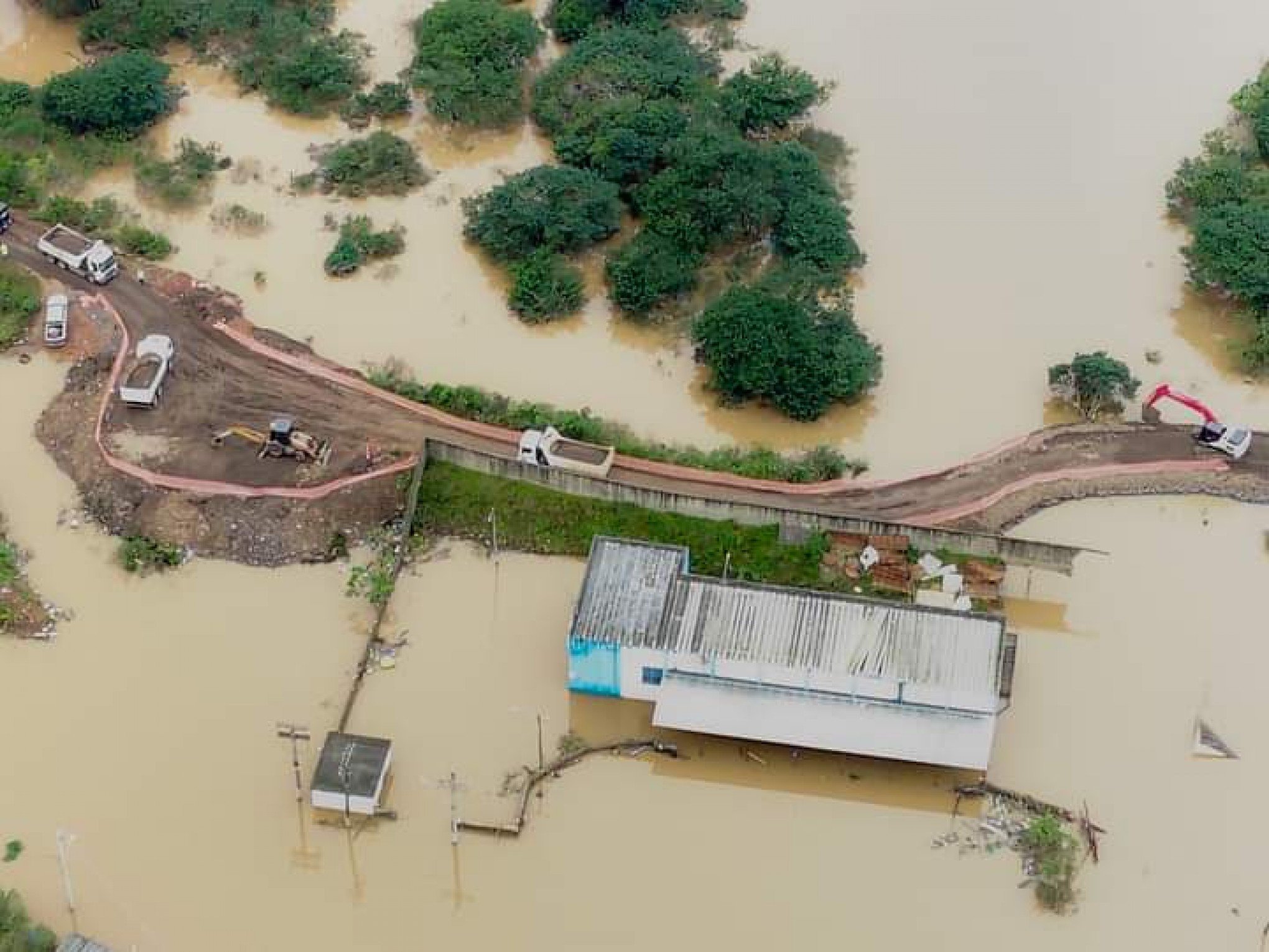 CATÁSTROFE NO RS: Obras emergenciais nos diques rompidos são concluídas pela prefeitura de São Leopoldo