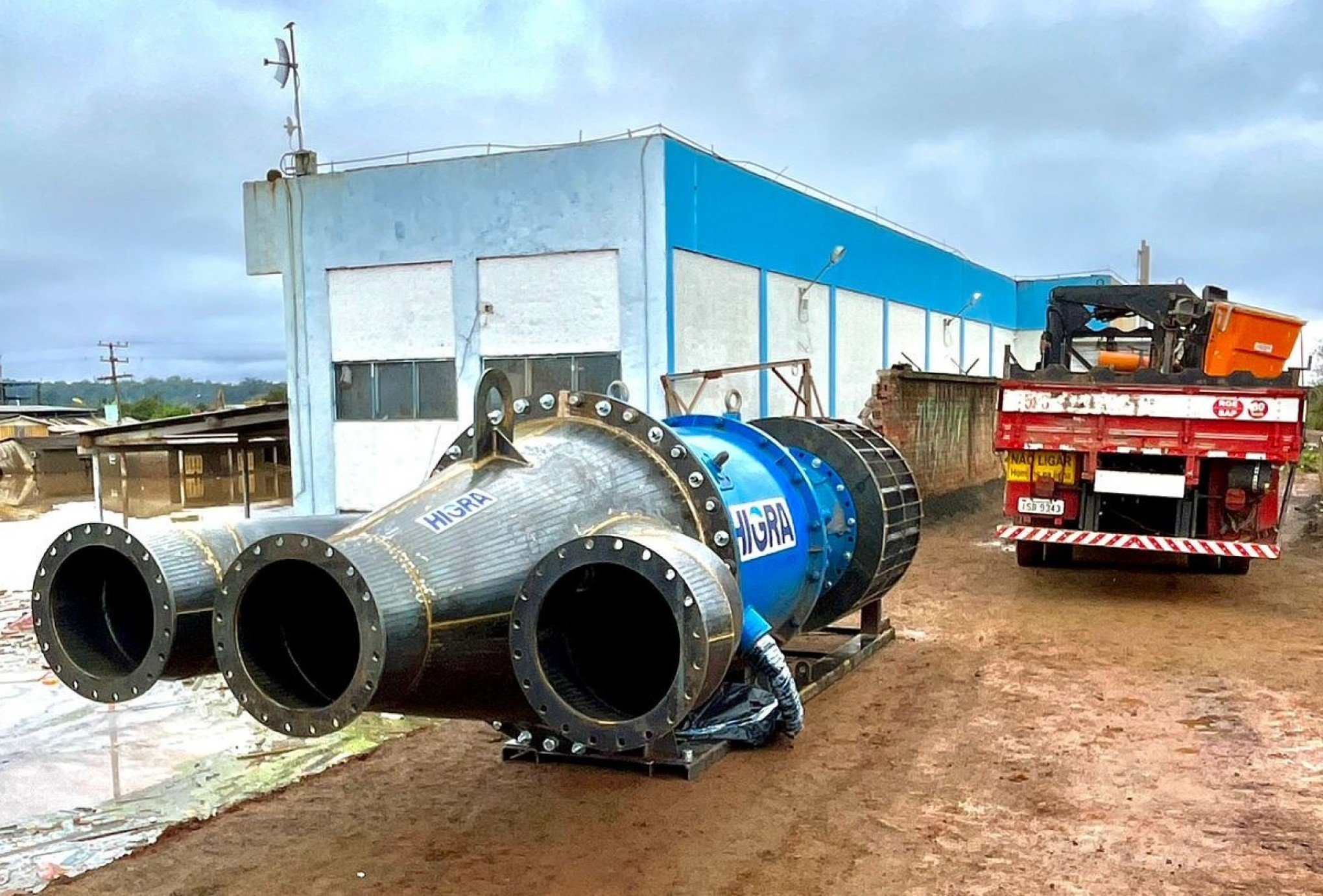 CATÁSTROFE NO RS: Quando as águas vão baixar em São Leopoldo? Empresa explica sistema de bombas anfíbias