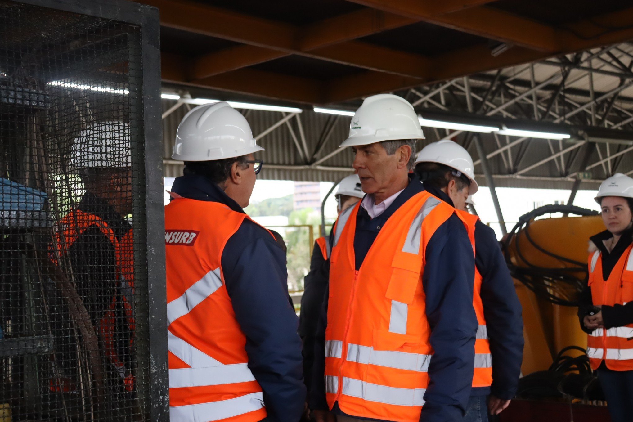Diretor-presidente da Trensurb, Fernando Marroni, acompanhou a primeira vistoria para iniciar planejamento de retomada da operaÃ§Ã£o dos trens