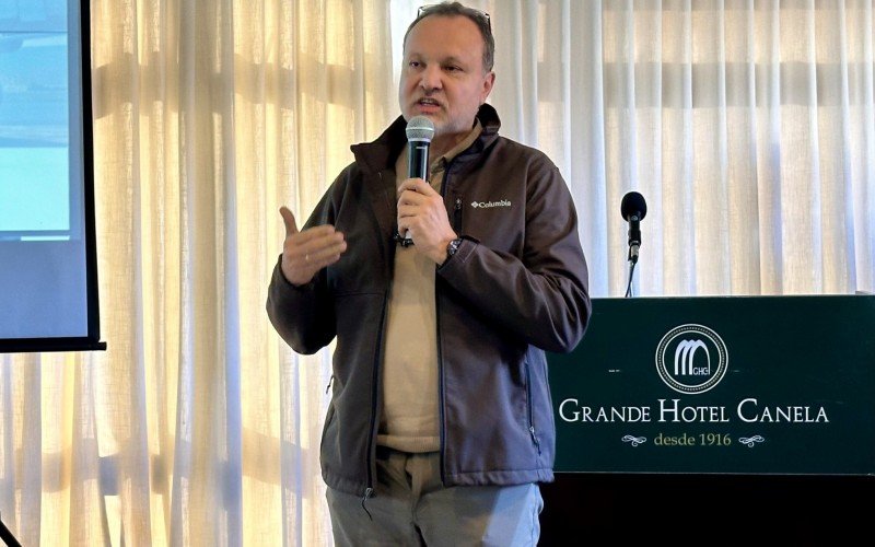 Secretário de Turismo do RS, Luiz Fernando Rodriguez Júnior, esteve presente na Apresentação do projeto do Aeroporto Internacional das Hortênsias