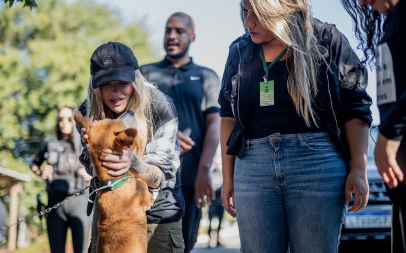 Luísa Sonza visita pets abrigados no Bem-Estar Animal