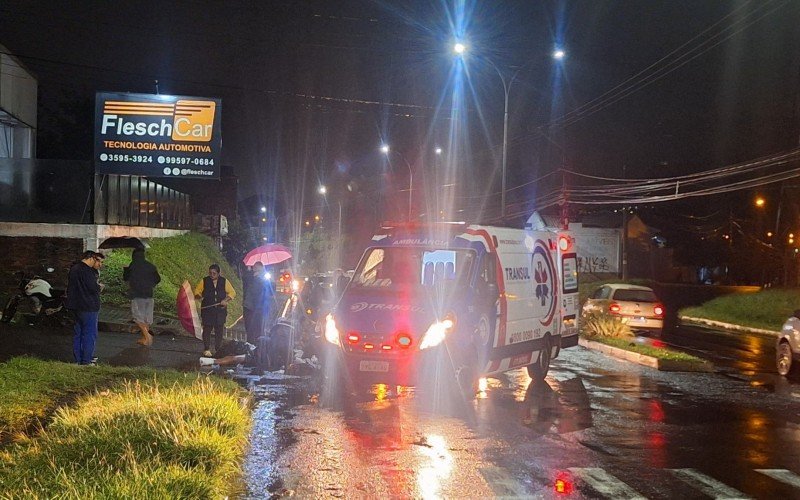 Acidente entre carro e moto deixa homem ferido em Novo Hamburgo | abc+