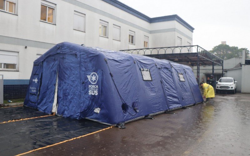 Hospital de Campanha na UPA Centro