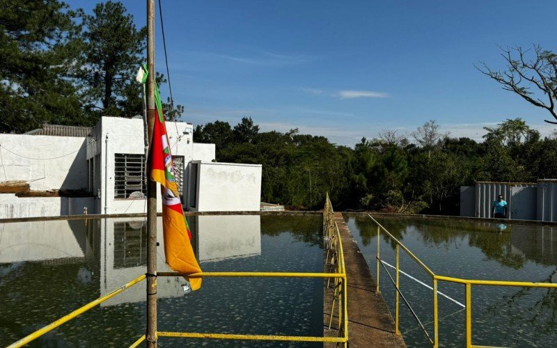 Estação de Tratamento de Água da Base Aérea de Canoas é a unidade mais antiga na cidade, mas estava inoperante