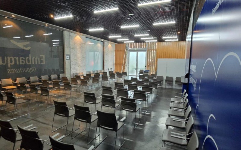 Sala de embarque da Fraport no ParkShopping Canoas | abc+