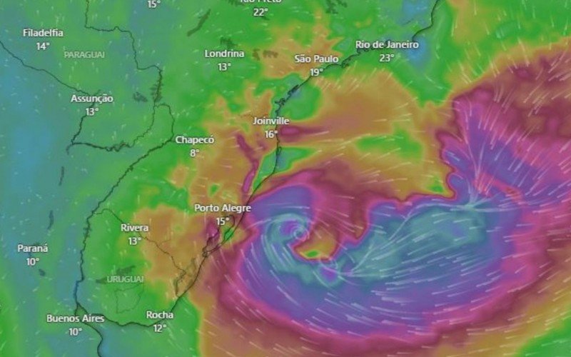 Na terça-feira (28), ele começa a passar pelo Estado ainda às 3 horas da manhã e, até 22 horas, já terá chego ao oceano