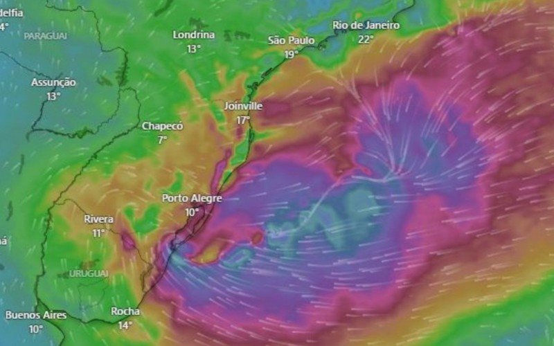 Na terça-feira (28), ele começa a passar pelo Estado ainda às 3 horas da manhã e, até 22 horas, já terá chego ao oceano