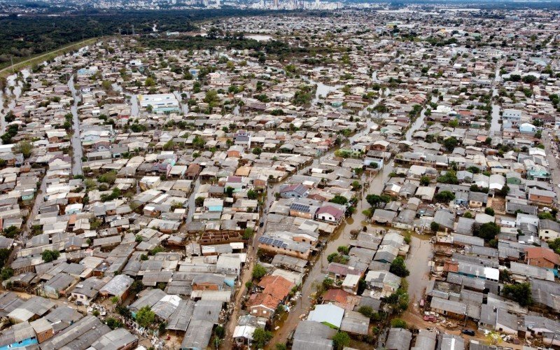 Situação do bairro Santo Afonso em 28 de maio; enchente aumentou os riscos de contaminação por leptospirose  | abc+