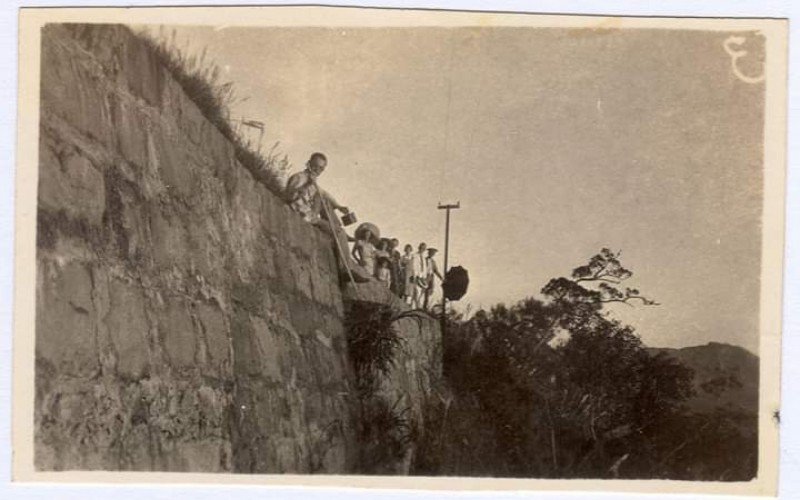 Muro na ponta superior do rabicho (dÃ©cada de 1940)