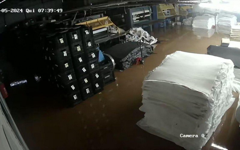 A empresa Evaformula, de Igrejinha, &eacute; uma das mais de 60 ind&uacute;strias afetadas pela cat&aacute;strofe clim&aacute;tica no munic&iacute;pio