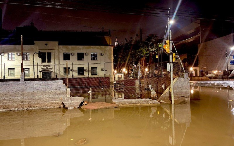 Pontos de Porto Alegre alagados na madrugada desta quarta-feira (29) | abc+