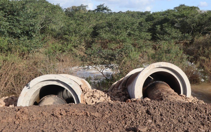 Vazão de água para o Rio dos Sinos