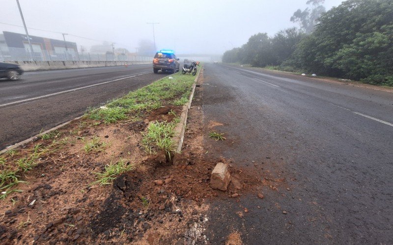 Acidente aconteceu na altura do quilômetro 241 da BR-116, próximo ao viaduto da Avenida 7 de Setembro | abc+