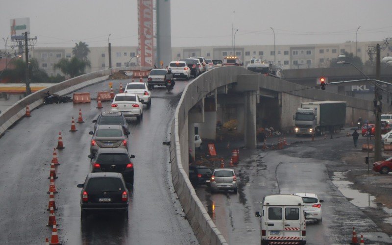 Novo viaduto tem trânsito liberado em meia pista | abc+