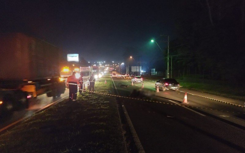 RS-240: Motociclista e pedestre morreram após colisões em Portão