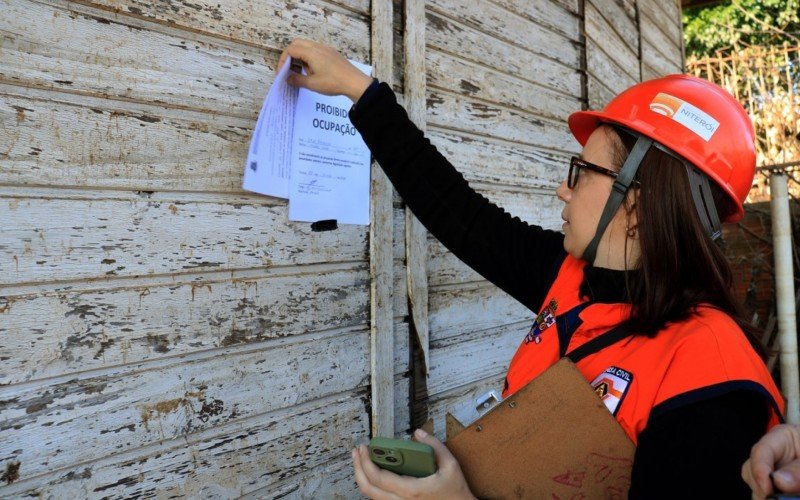 Interdição de imóvel é medida de segurança adotada pela Defesa Civil em Canoas 