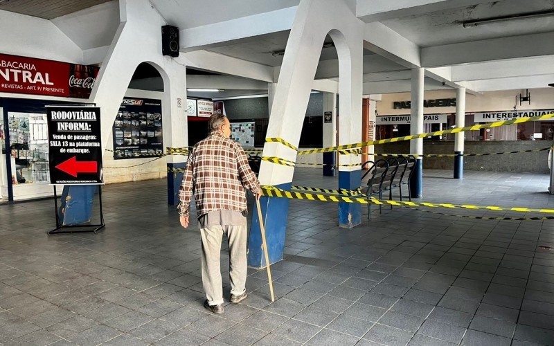 Ãreas interditadas chamam a atenÃ§Ã£o de quem chega ao local 