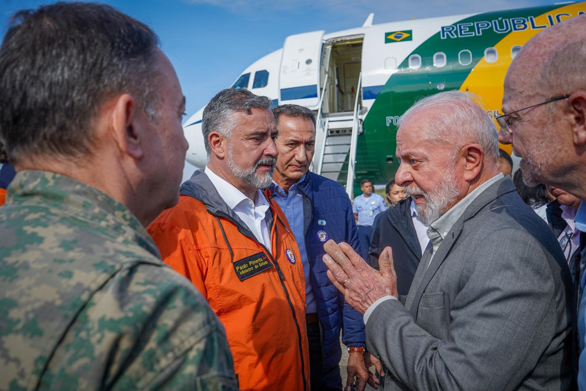 Presidente Lula faz nova visita ao Rio Grande do Sul; vídeo mostra chegada ao Vale do Taquari