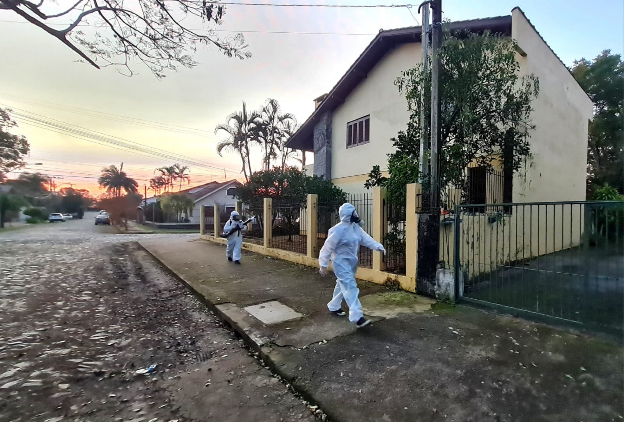 Prefeitura de SÃ£o Leopoldo aplicou inseticida contra a dengue no bairro Cristo Rei