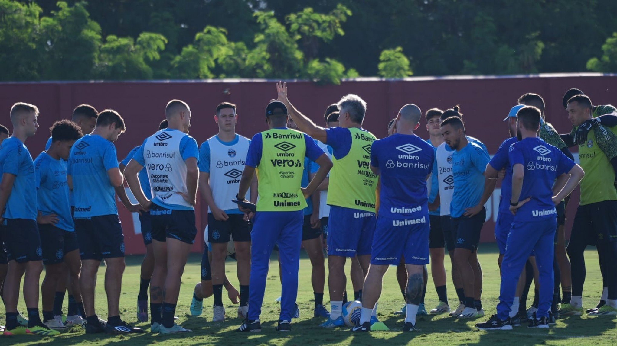 Já no Rio de Janeiro, Grêmio se prepara para enfrentar o Flamengo