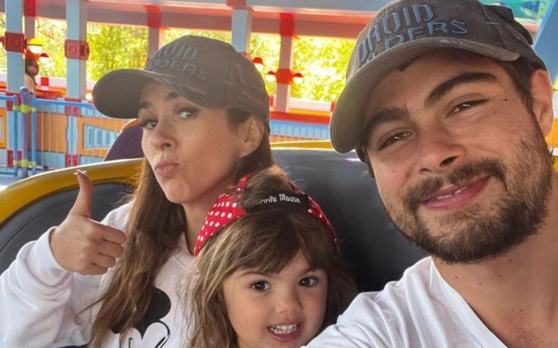 Tata Werneck, a filha Maria Clara e Rafael Vitti | abc+