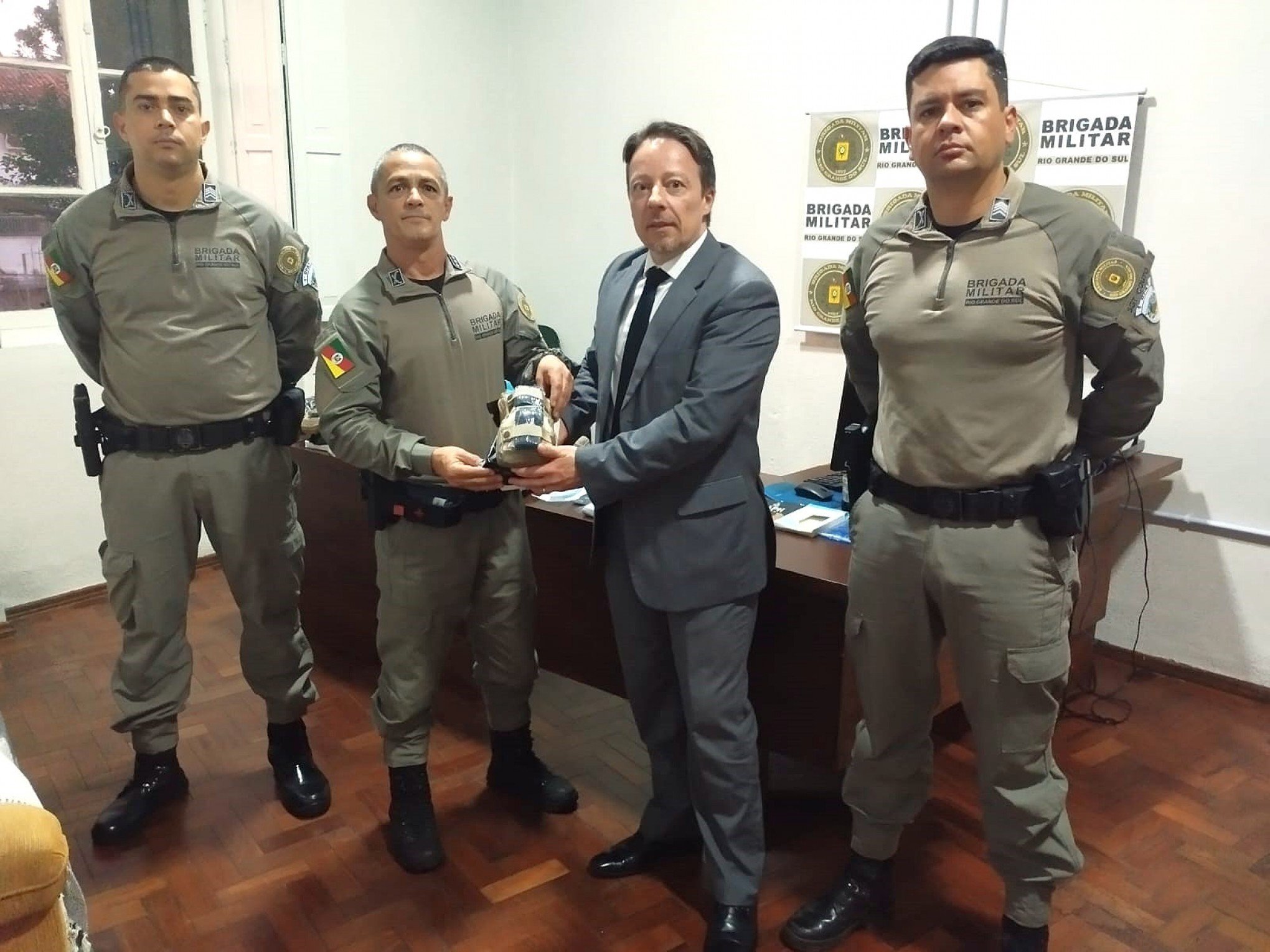 Brigada Militar de São Francisco de Paula recebe kits de atendimento pré-hospitalar