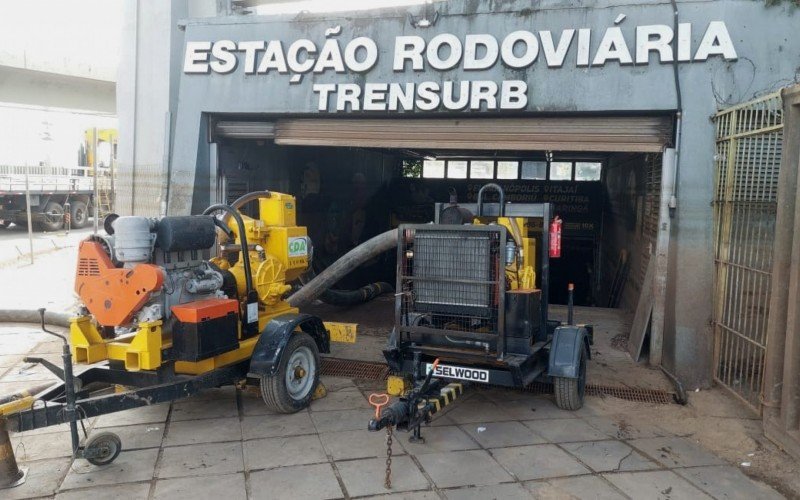 Drenagem Estação Rodoviária da Trensurb de Porto Alegre