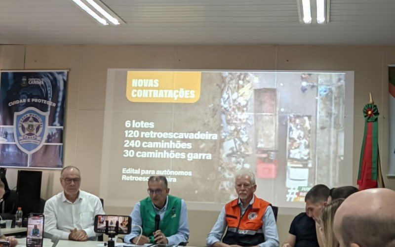 Prefeitura realiza coletiva de imprensa na manhã desta quinta-feira (13)