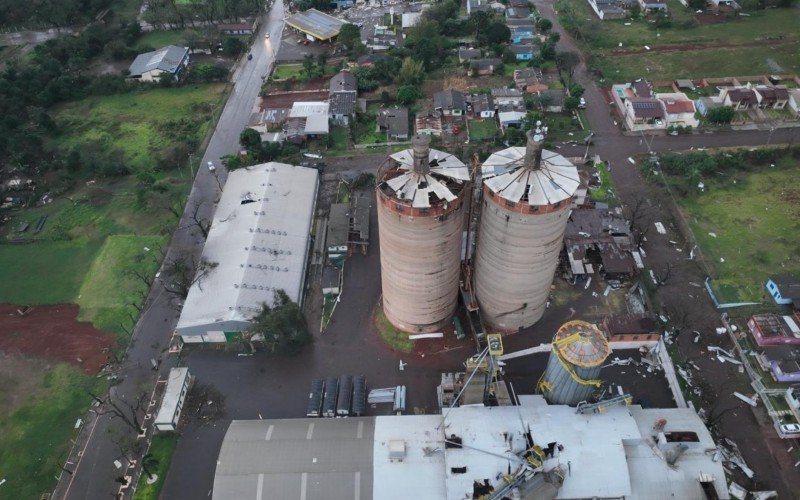 Microexplosão atinge São Luiz Gonzaga, na região das Missões