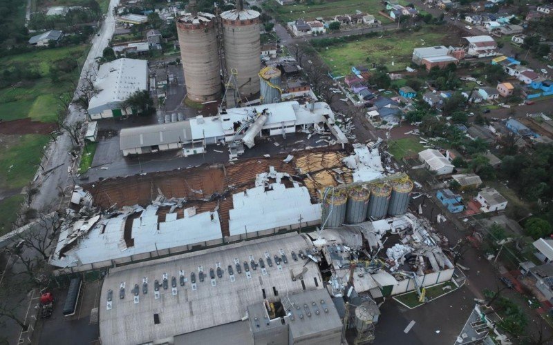 Microexplosão atinge São Luiz Gonzaga, na região das Missões