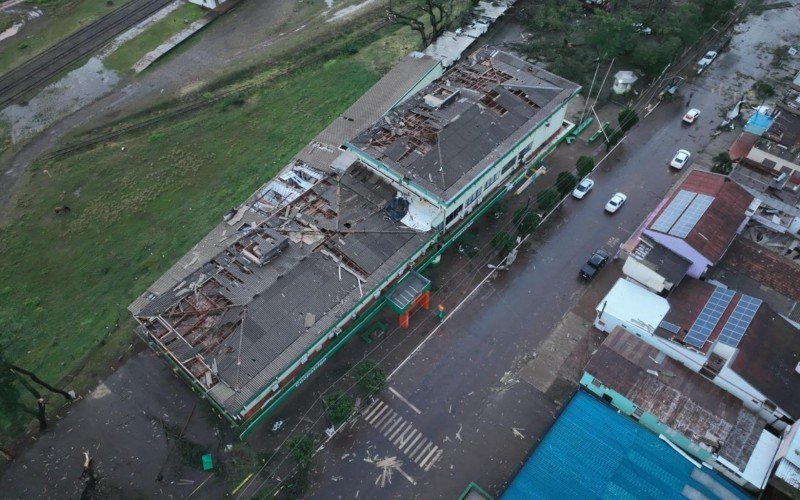 Microexplosão atinge São Luiz Gonzaga, na região das Missões