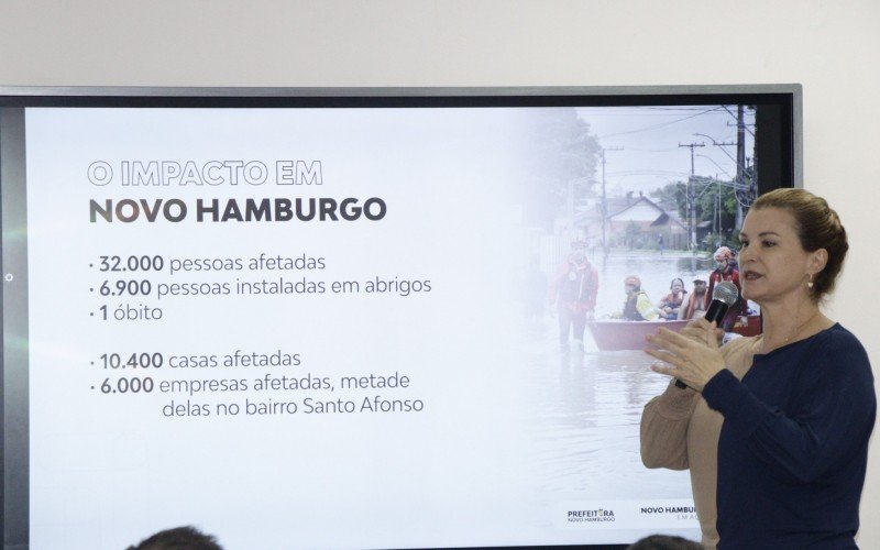 Prefeita Fatima Daudt admitiu possibilidade em coletiva na tarde desta segunda-feira | abc+