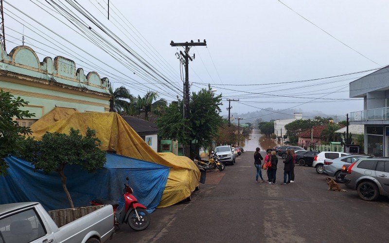 Barracas improvisadas em São Sebastião do Caí  | abc+