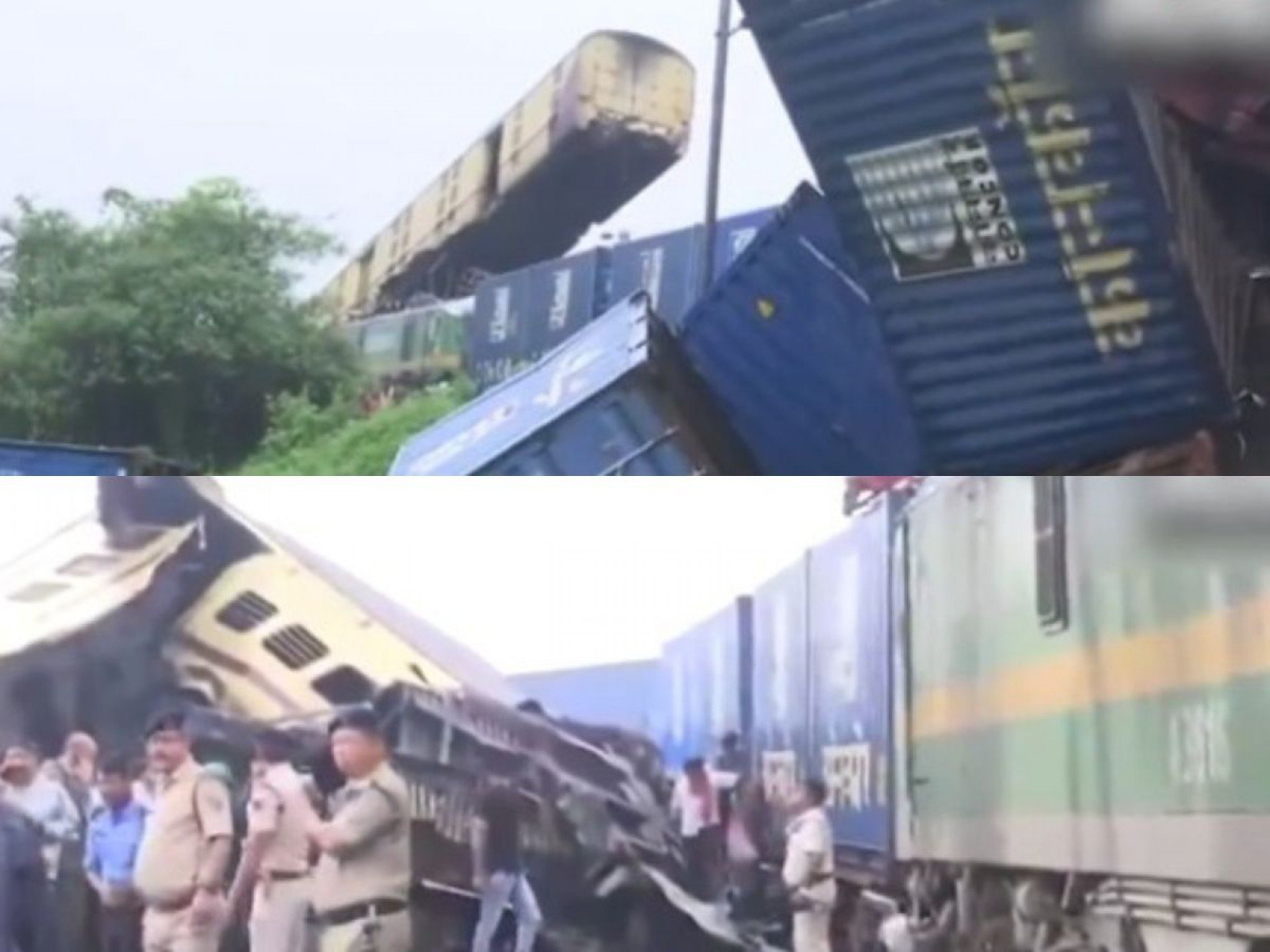 Trens colidem na Índia e acidente deixa dezenas entre mortos e feridos