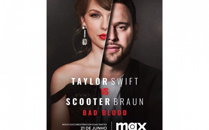 Poster de Taylor Swift vs Scooter Braun: Bad Blood foi divulgado nesta quarta-feira (19) | abc+
