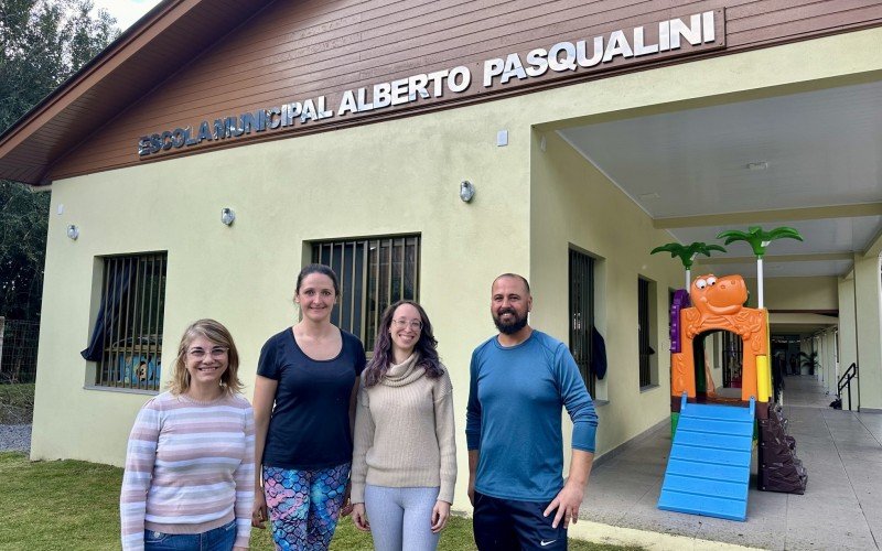 Parte da equipe pedagógica da Alberto Pasqualini