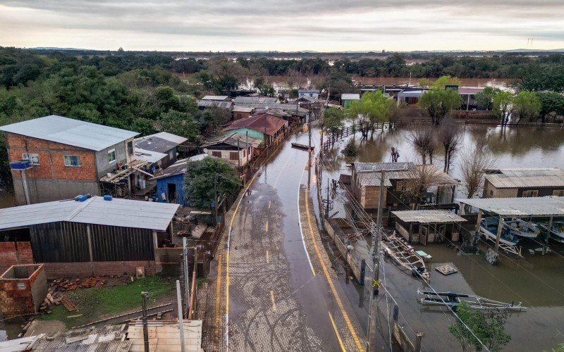 Nova Santa Rita em 19 junho 2024 rio dos sinos e rio caí