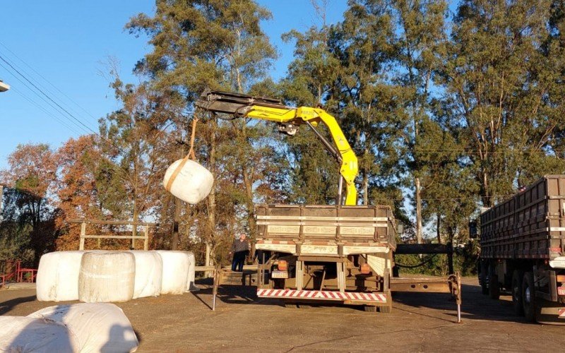 Entrega de alimentos para produtores de leite do RS | abc+