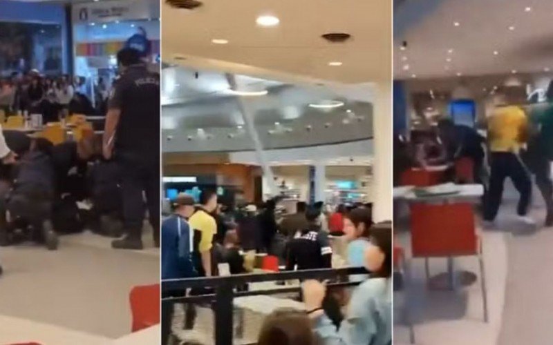 Adolescentes se envolveram em briga generalizada dentro de shopping na Argentina | abc+