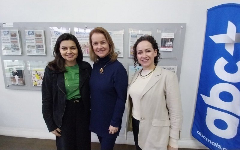 Cíntia, Raquel e Cris divulgam encontro da CDL-NH | abc+